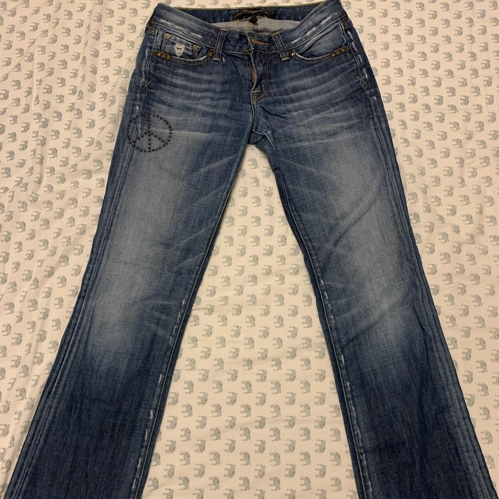 Lucky brand regular Lola mid rise boot jeans 27